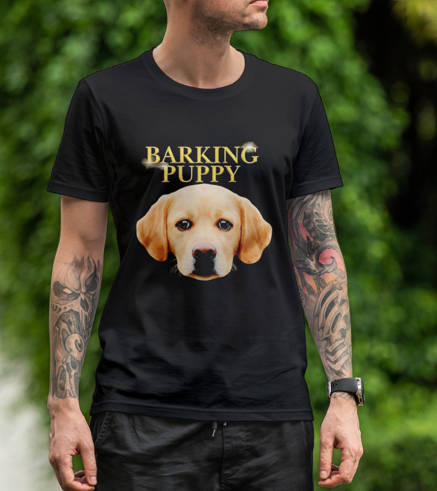 Barking Puppy Marley And Me Dog Labrador Retriever T-Shirt