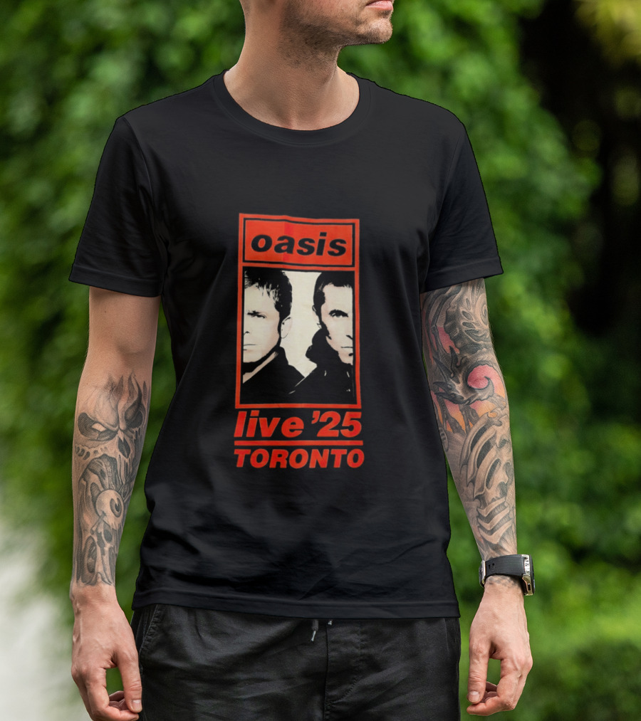 Oasis Live '25 Toronto Concert Event T-Shirt