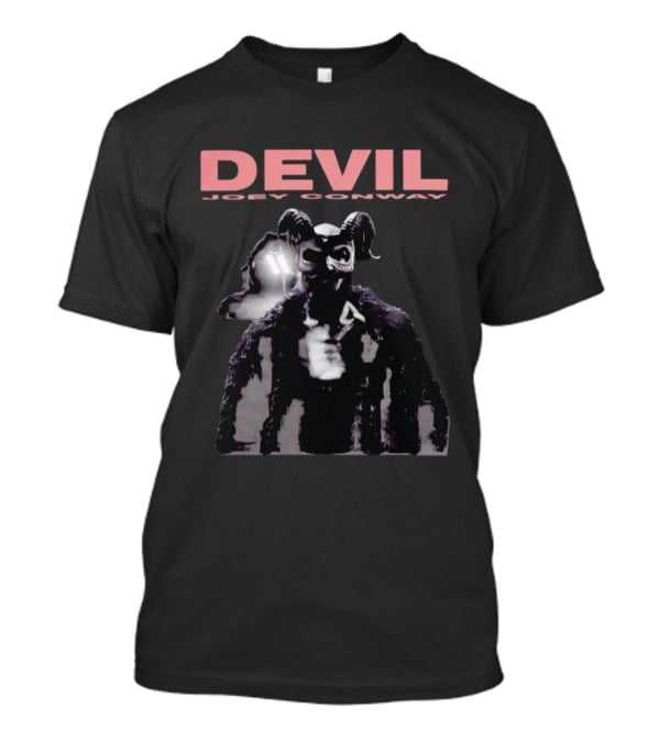 Devil Joey Conway Photographic Evidence Mysterious Horned Figure T-Shirt