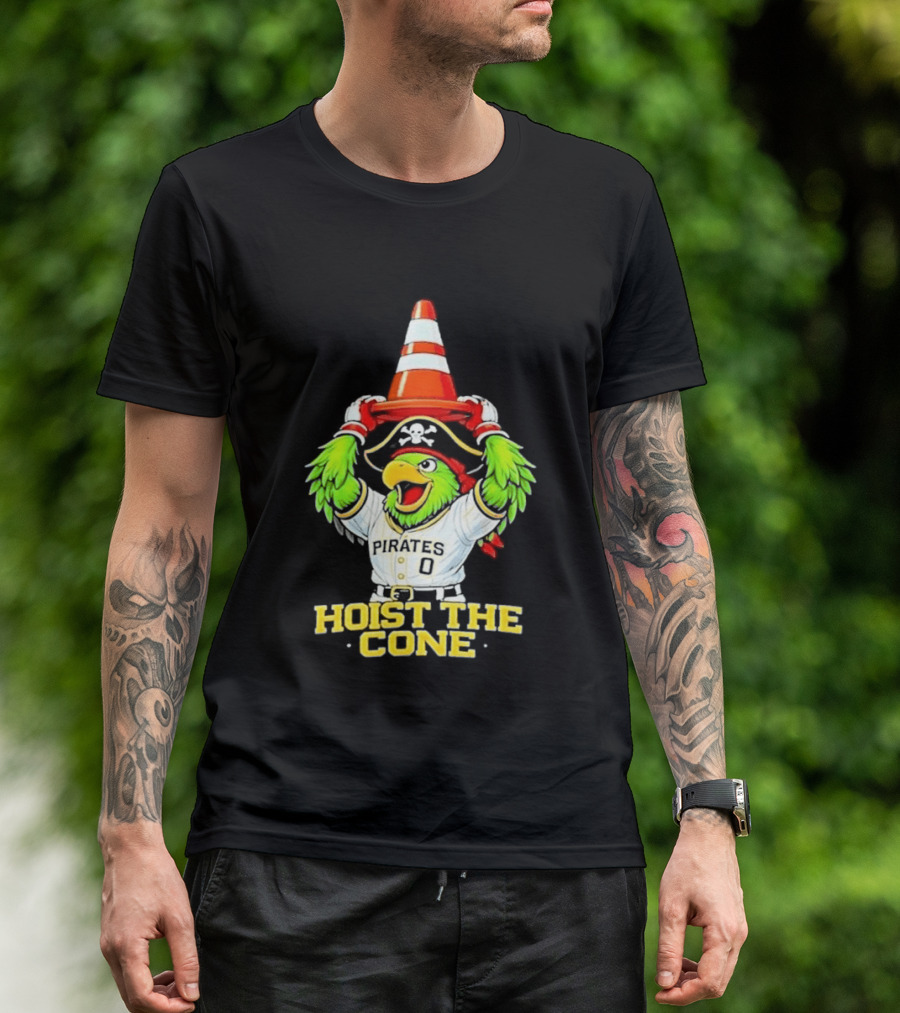 Pirate Parrot Hoist The Cone Pittsburgh Pirates Baseball 2026 T-Shirt