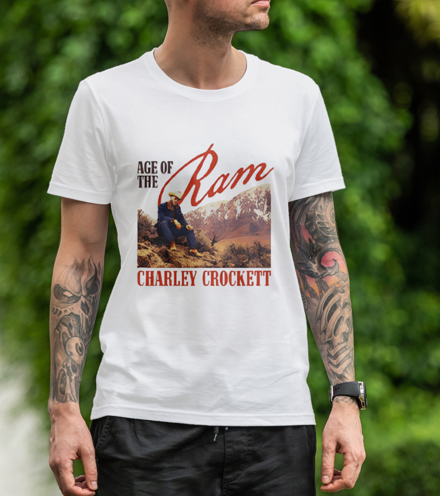Age Of The Ram Western Style Charley Crockett Adventure T-Shirt