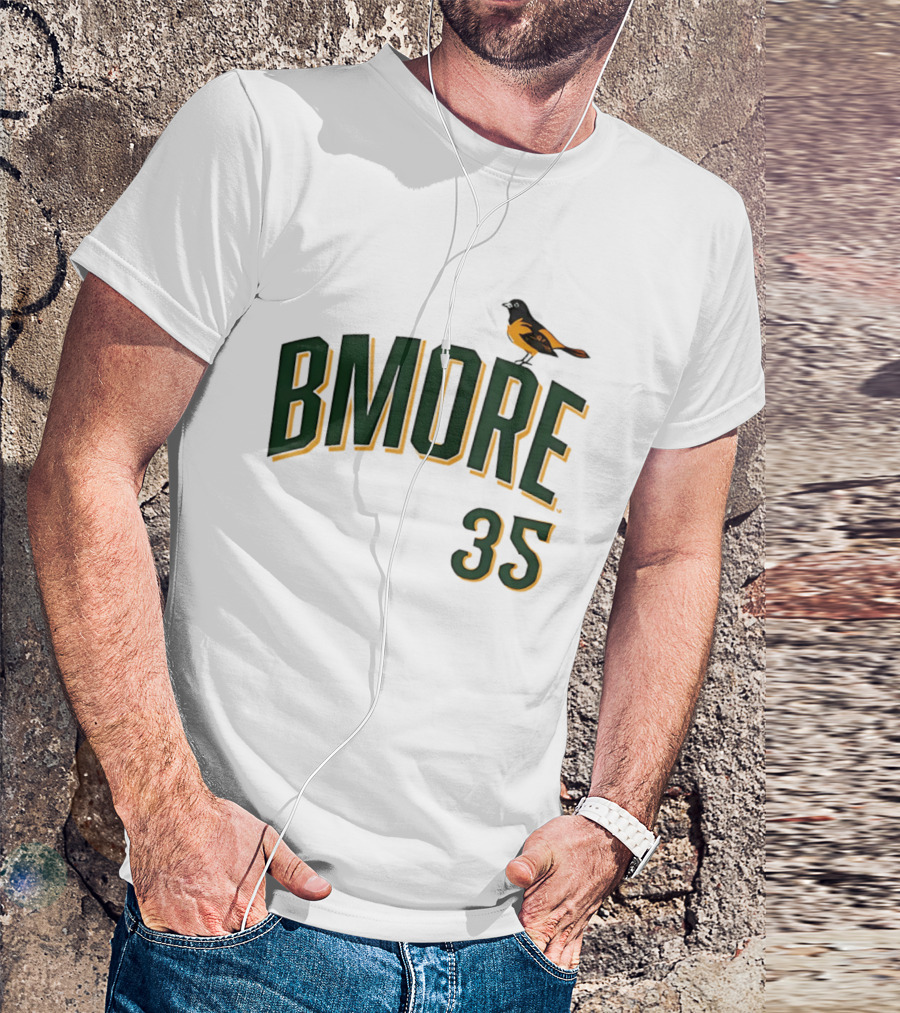Baltimore Orioles Bmore 35 City Connect Bird T-Shirt