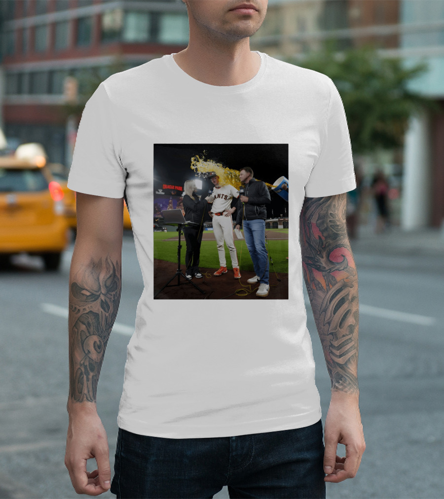 Daniel Susac Interview Oracle Park San Francisco Giants Celebration Moment T-Shirt