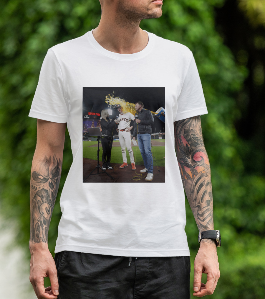 Daniel Susac Interview Oracle Park San Francisco Giants Celebration Moment T-Shirt