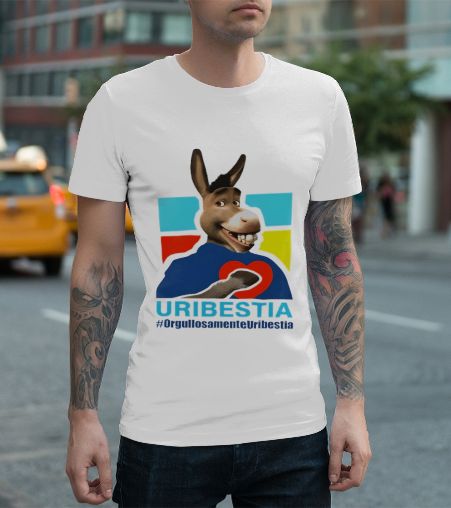 Donkey From Shrek Uribestia OrgullosamenteUribestia Hashtag T-Shirt
