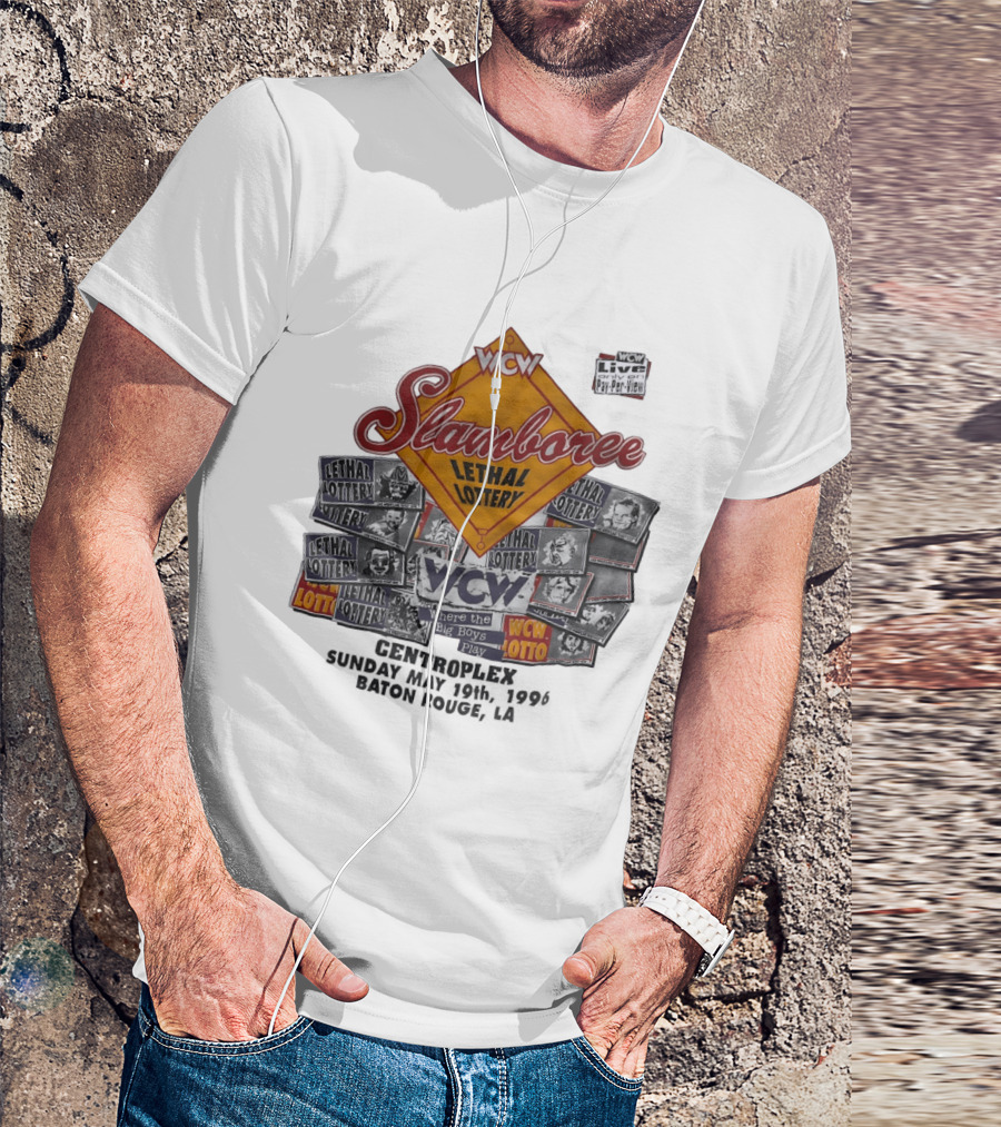 WCW Slamboree 1996 Lethal Lottery Where The Big Boys Play T-Shirt