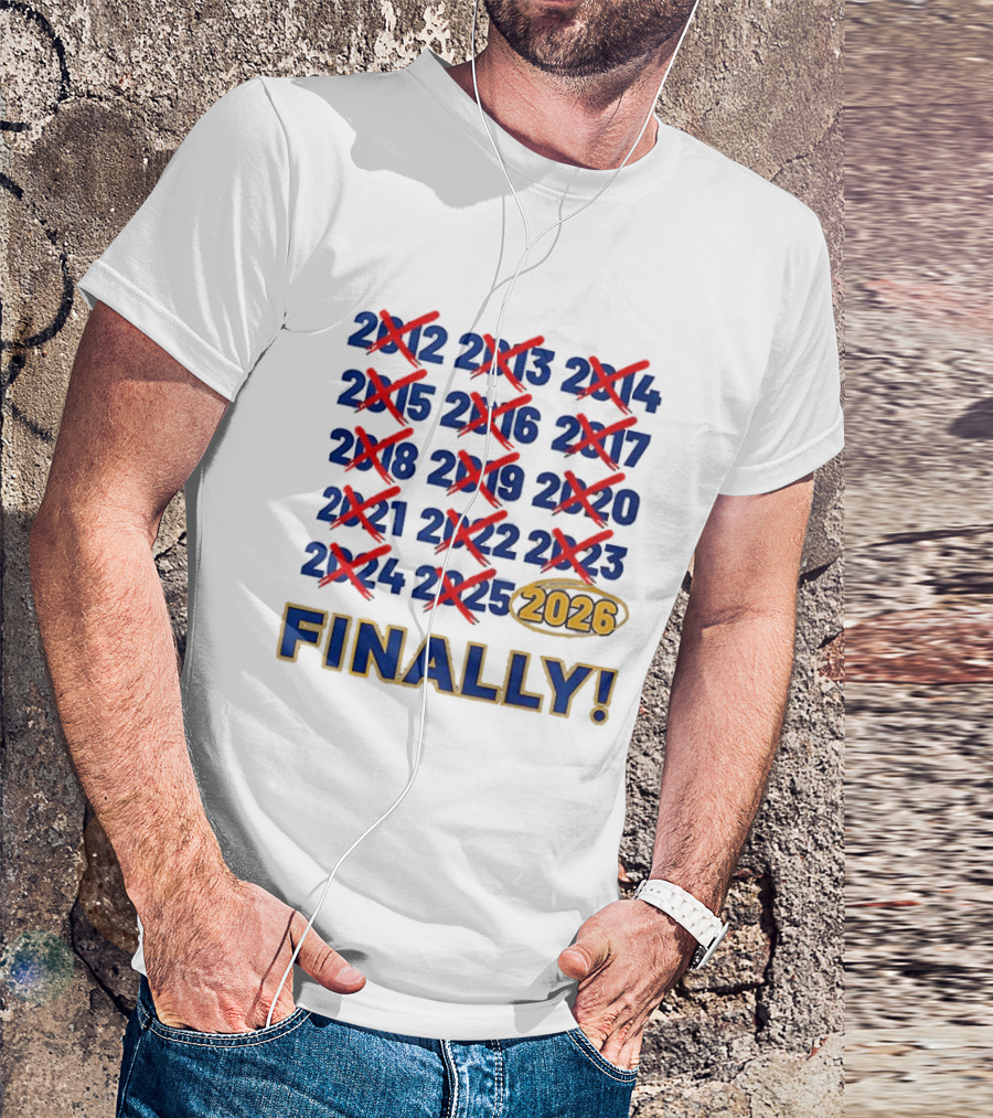 Finally 2026 Buffalo Sabres NHL T-Shirt
