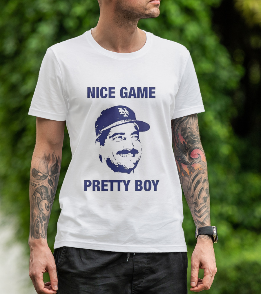 Nice Game Pretty Boy Keith Hernandez New York Mets Villain Line T-Shirt