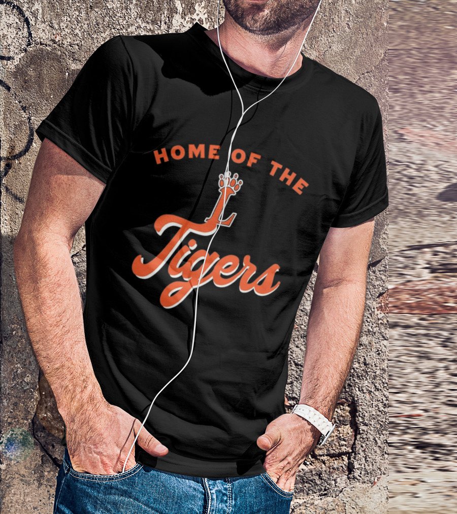 Loveland High School Home Of The Tigers Orange Crowned T-Shirt