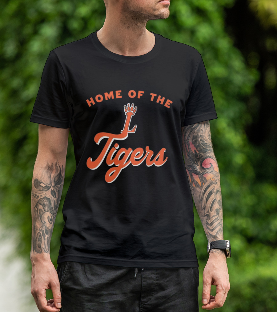 Loveland High School Home Of The Tigers Orange Crowned T-Shirt