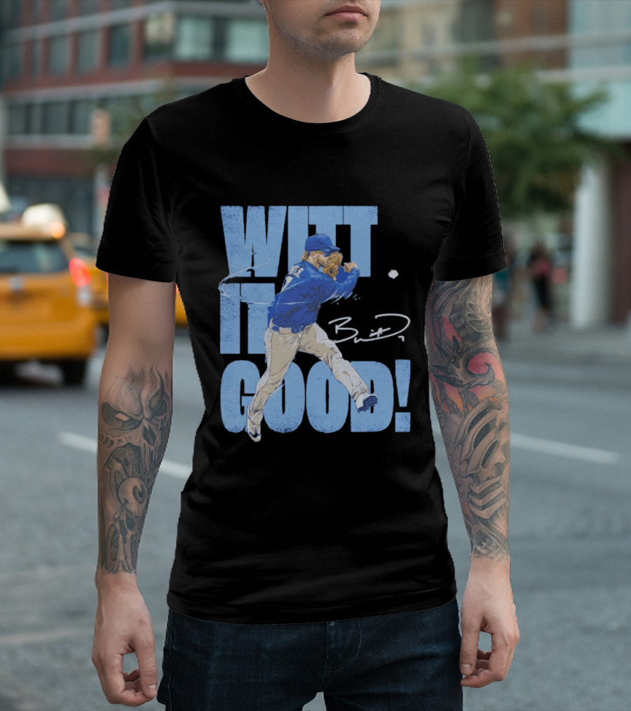 Bobby Witt Jr Kansas City Royals Witt It Good Celebrating Baseball Excellence T-Shirt