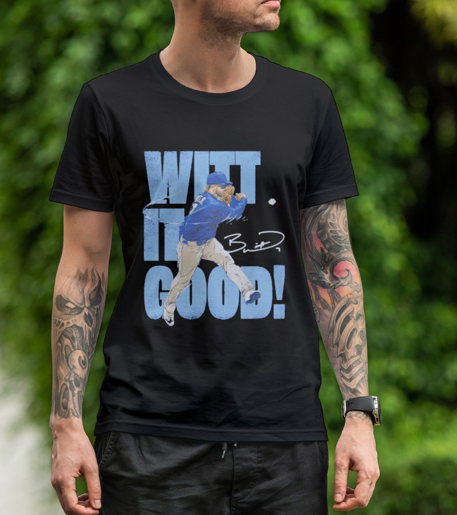 Bobby Witt Jr Kansas City Royals Witt It Good Celebrating Baseball Excellence T-Shirt