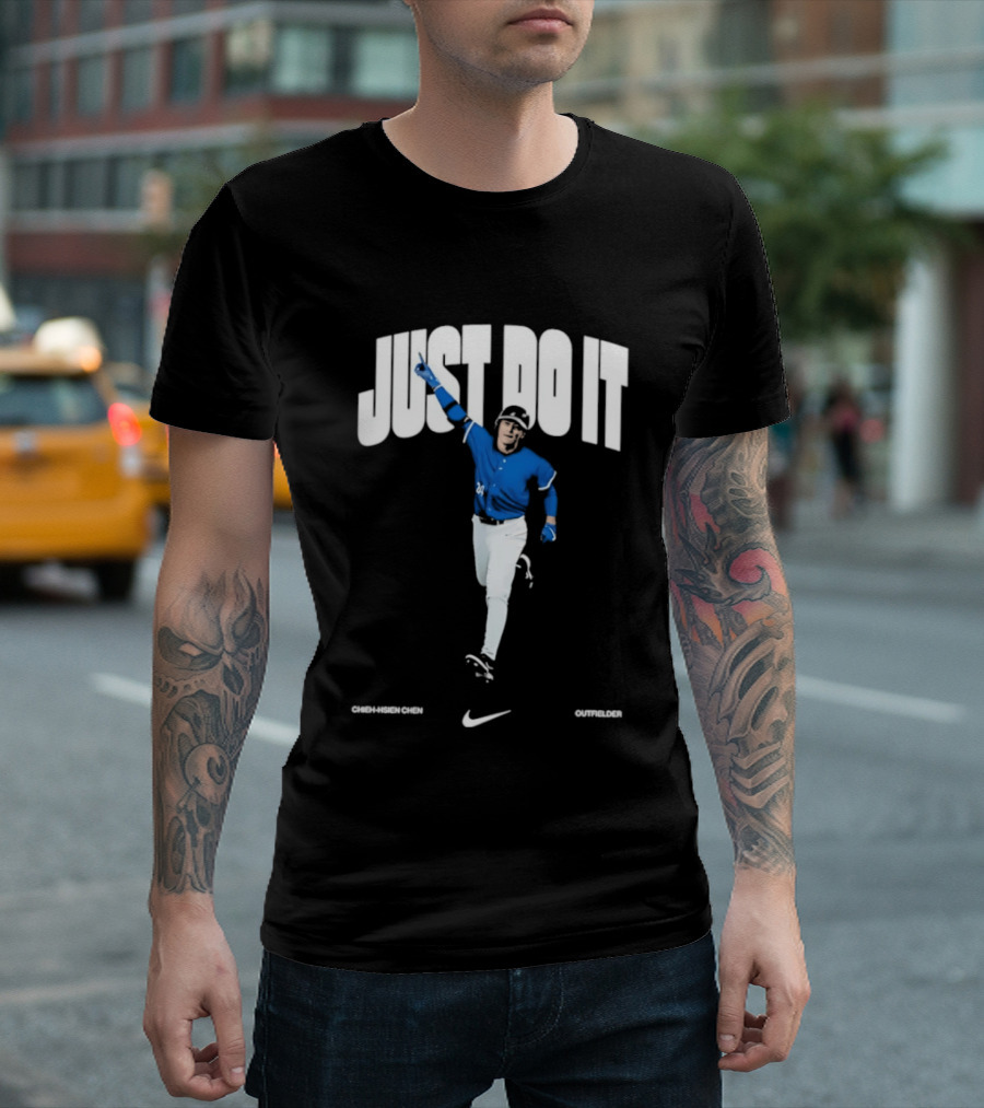 Just Do It Nike Baseball Chieh Hsien Chen Outfielder T-Shirt