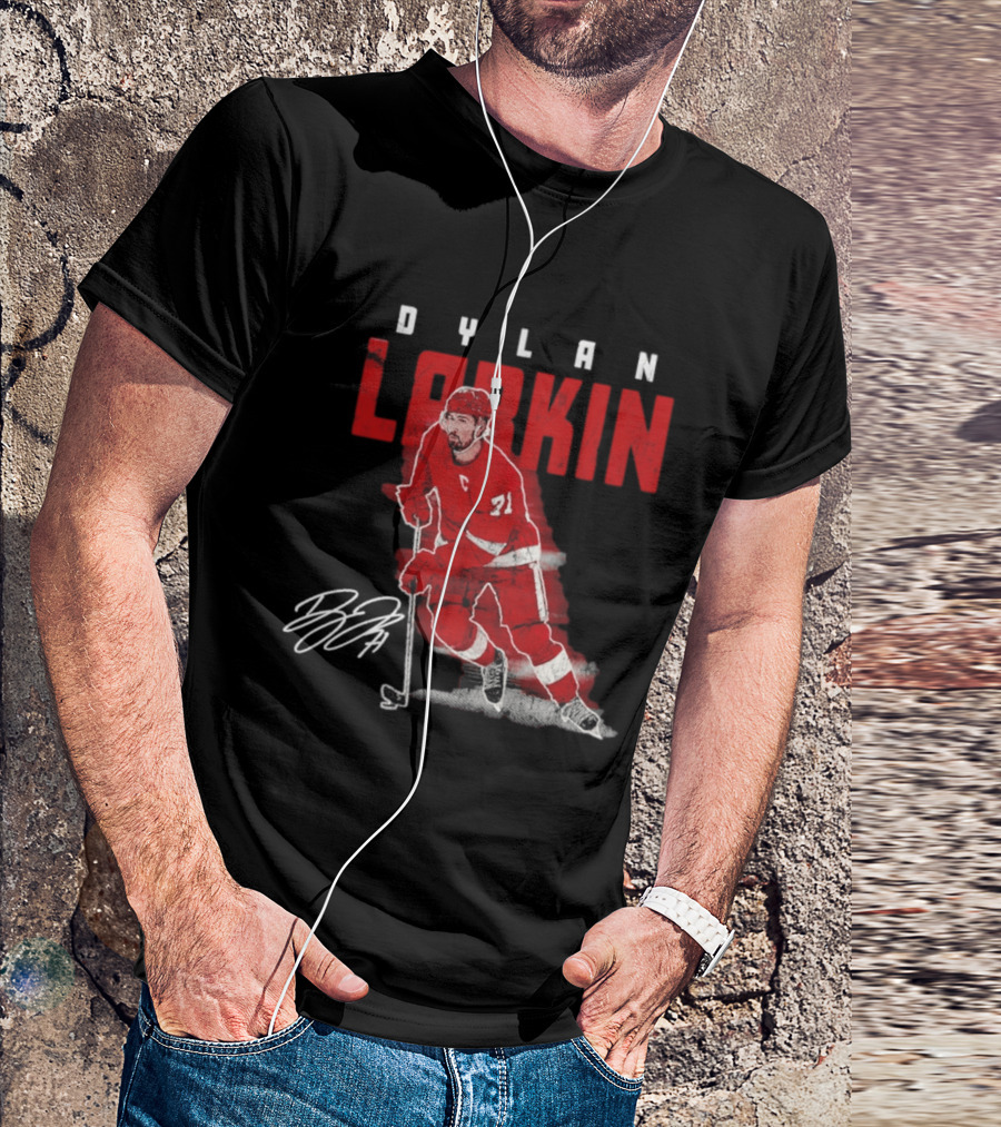 Dylan Larkin Detroit Red Wings Captain 71 T-Shirt