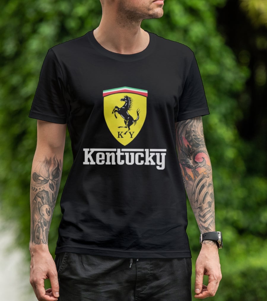 Kentucky Horsepower Ferrari T-Shirt