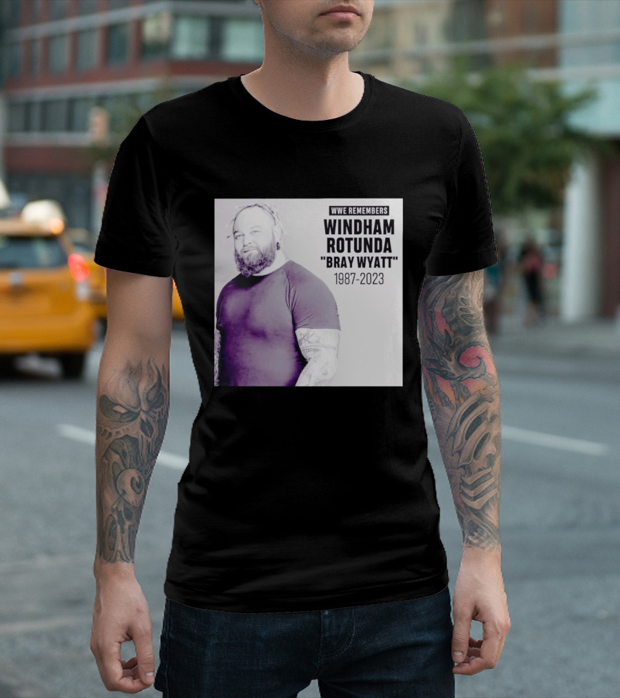 WWE Remembers Windham Rotunda Bray Wyatt 1987 2023 T-Shirt