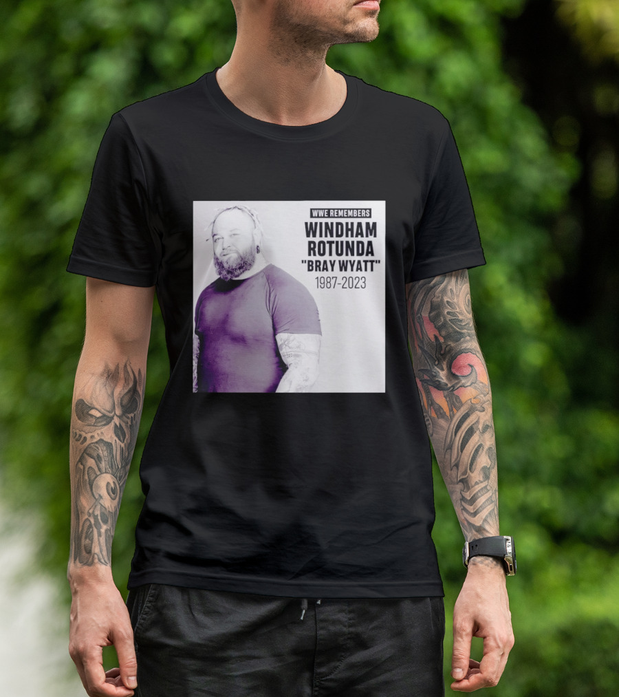 WWE Remembers Windham Rotunda Bray Wyatt 1987 2023 T-Shirt