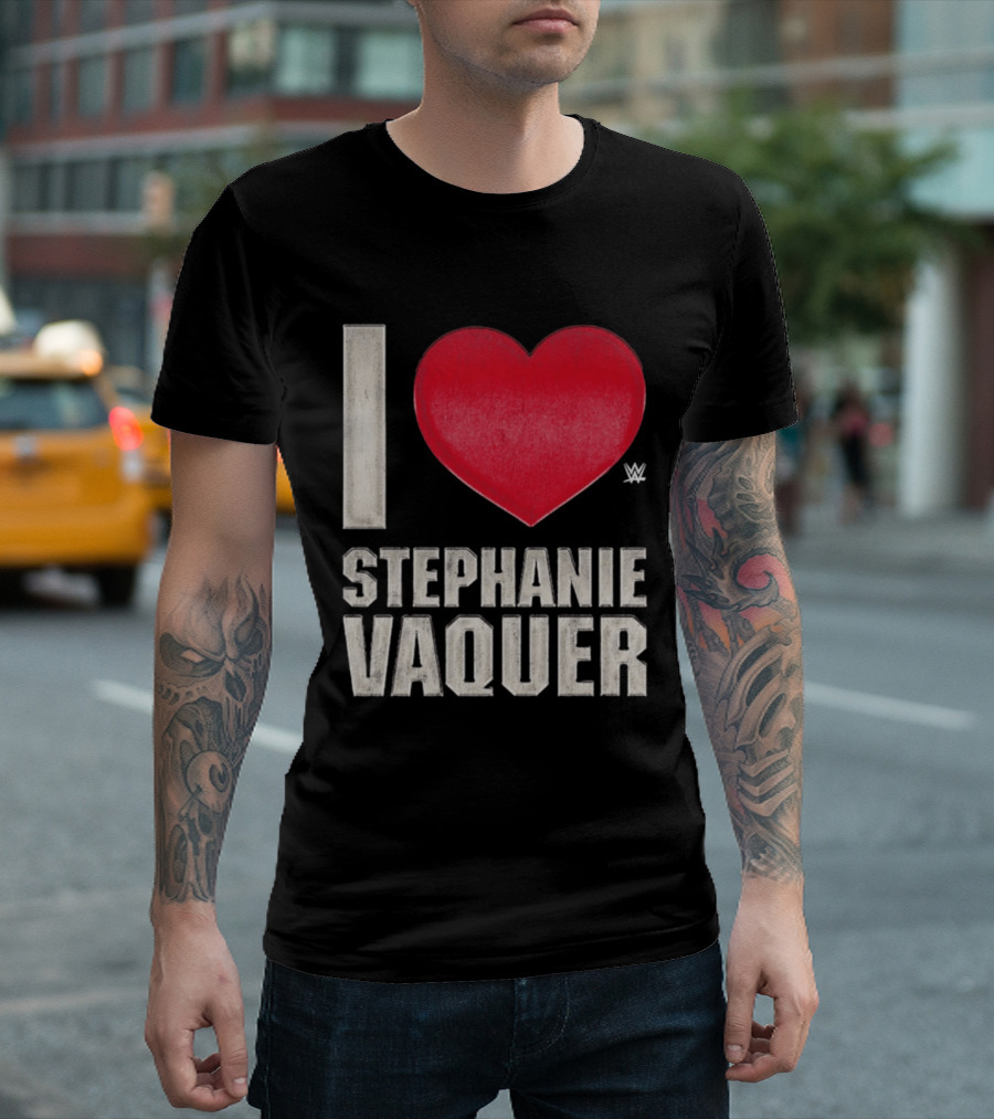 I Heart Stephanie Vaquer Enthusiast Passion W Red Heart T-Shirt