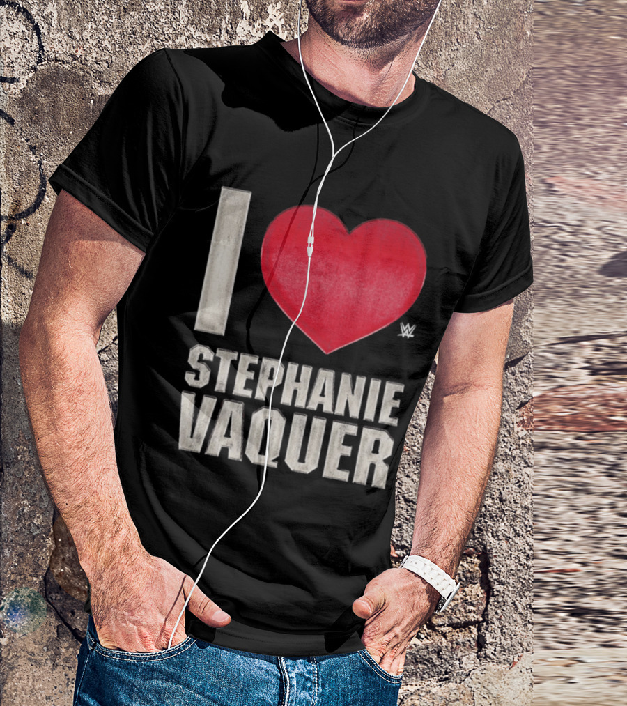 I Heart Stephanie Vaquer Enthusiast Passion W Red Heart T-Shirt