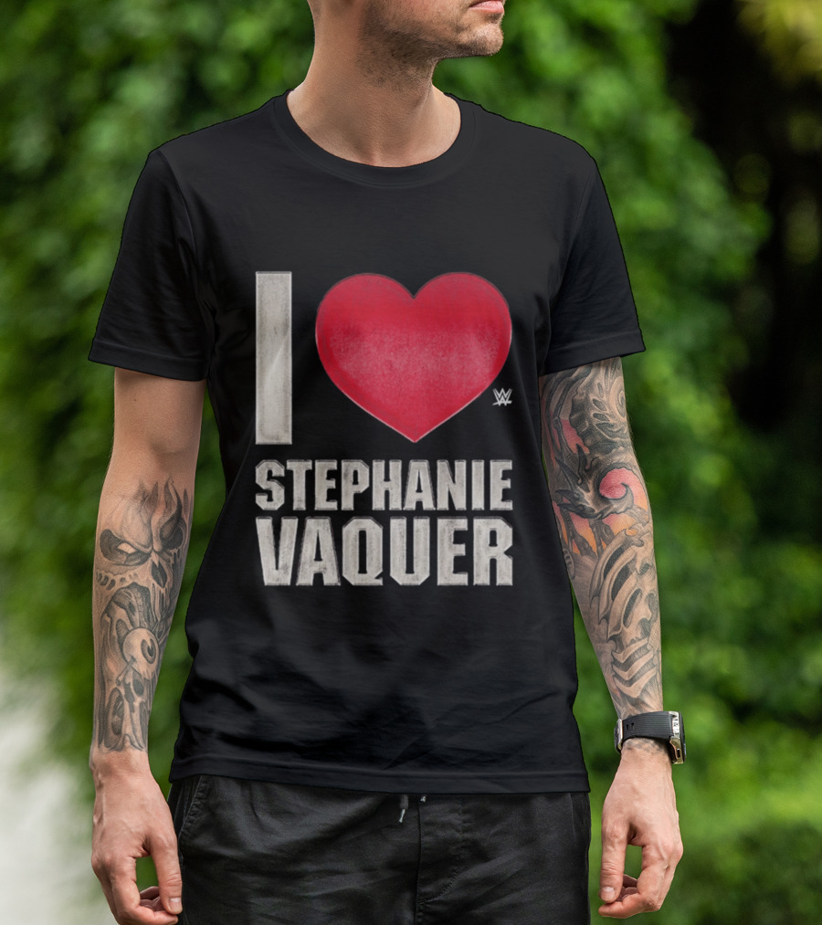 I Heart Stephanie Vaquer Enthusiast Passion W Red Heart T-Shirt