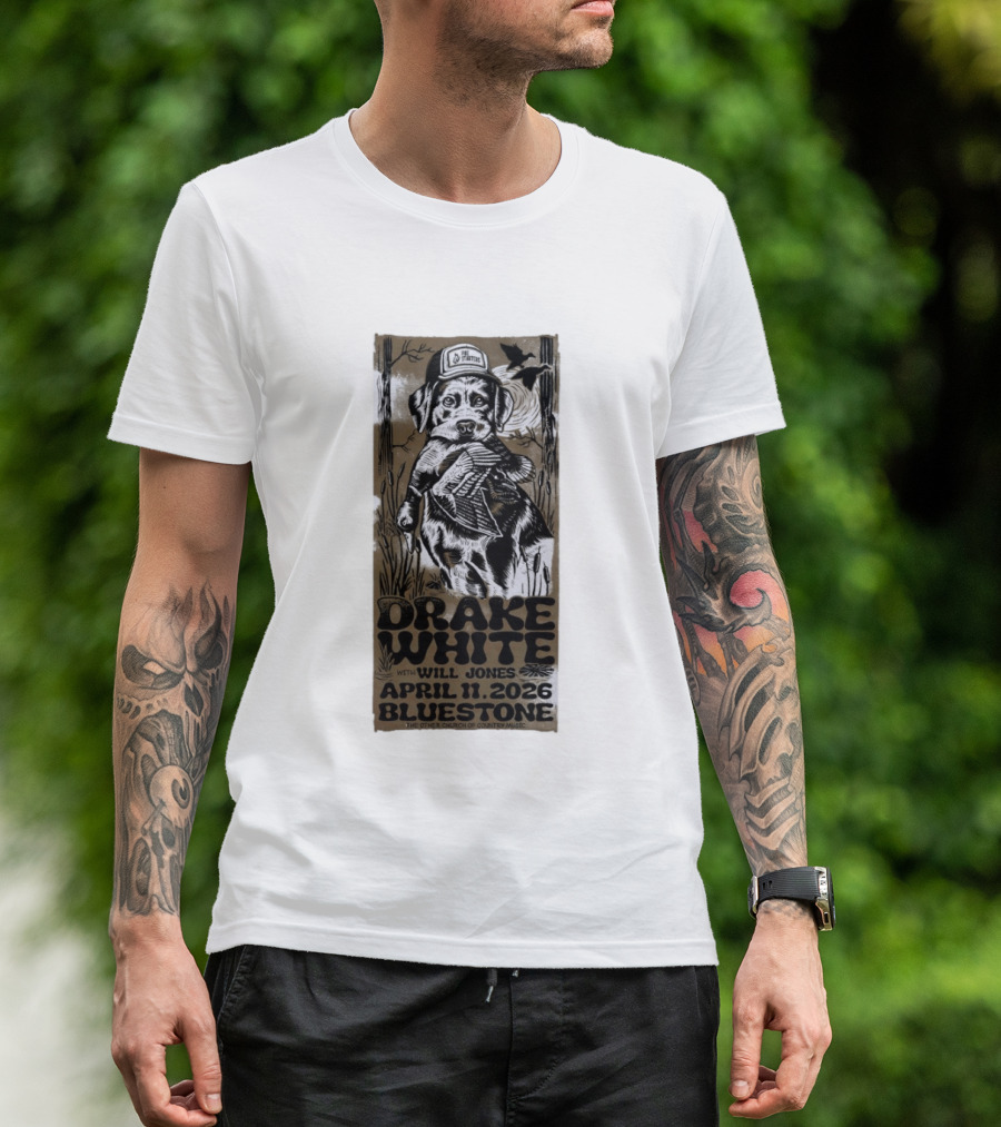 Drake White April 11 2026 Bluestone Columbus OH With Will Jones The Other Church Of Country Music T-Shirt