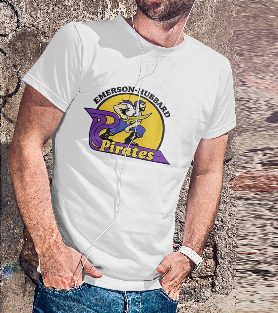 Emerson Hubbard Pirates 1983 Swordsman Yellow T-Shirt