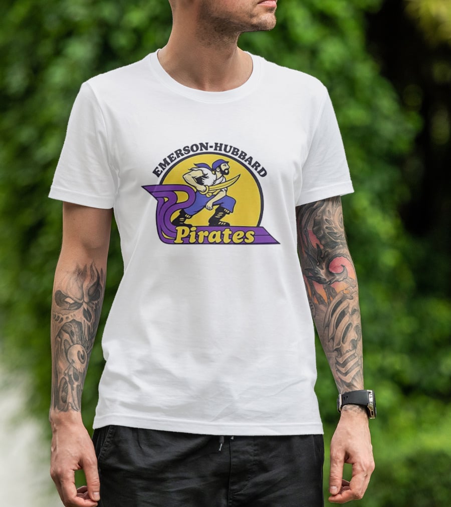 Emerson Hubbard Pirates 1983 Swordsman Yellow T-Shirt
