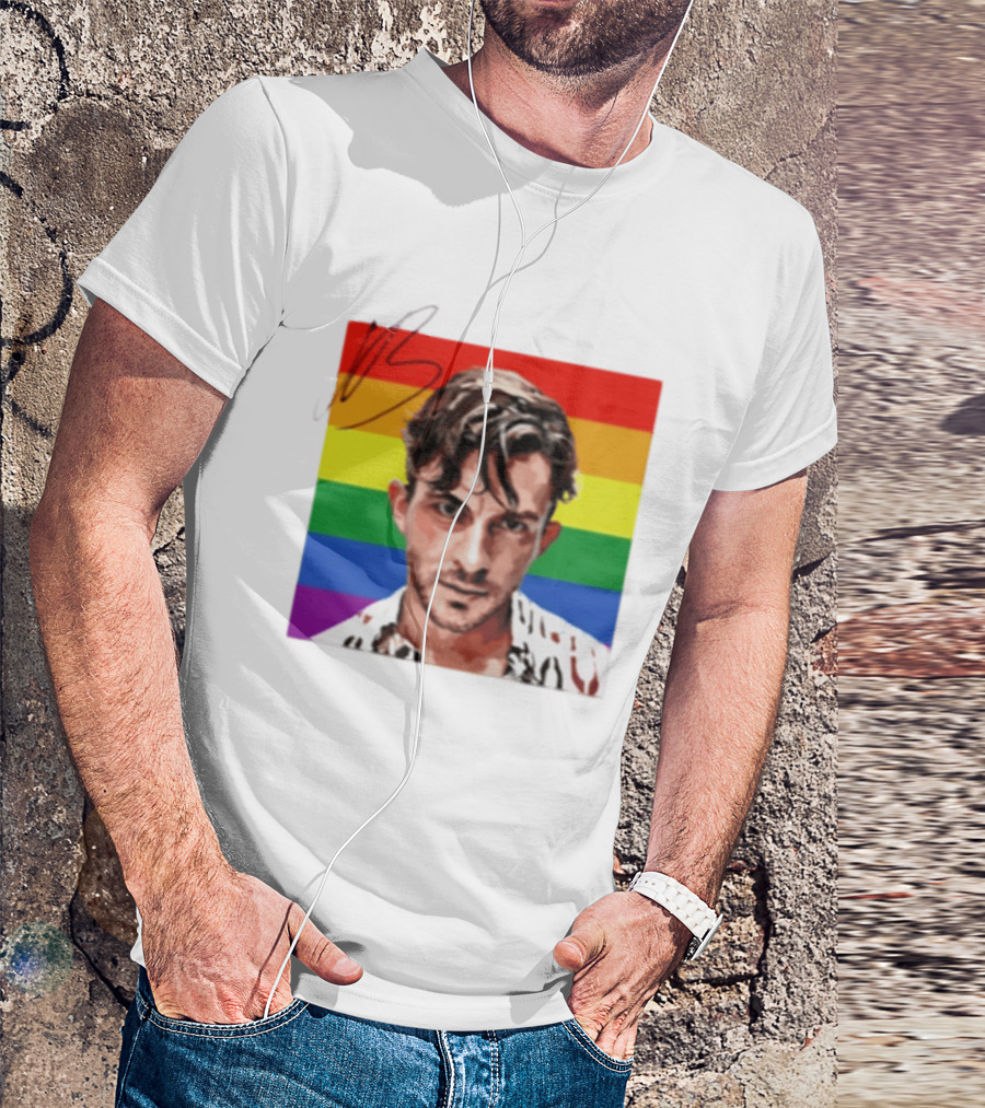 Jonathan Bailey LGBTQ+ Rainbow T-Shirt