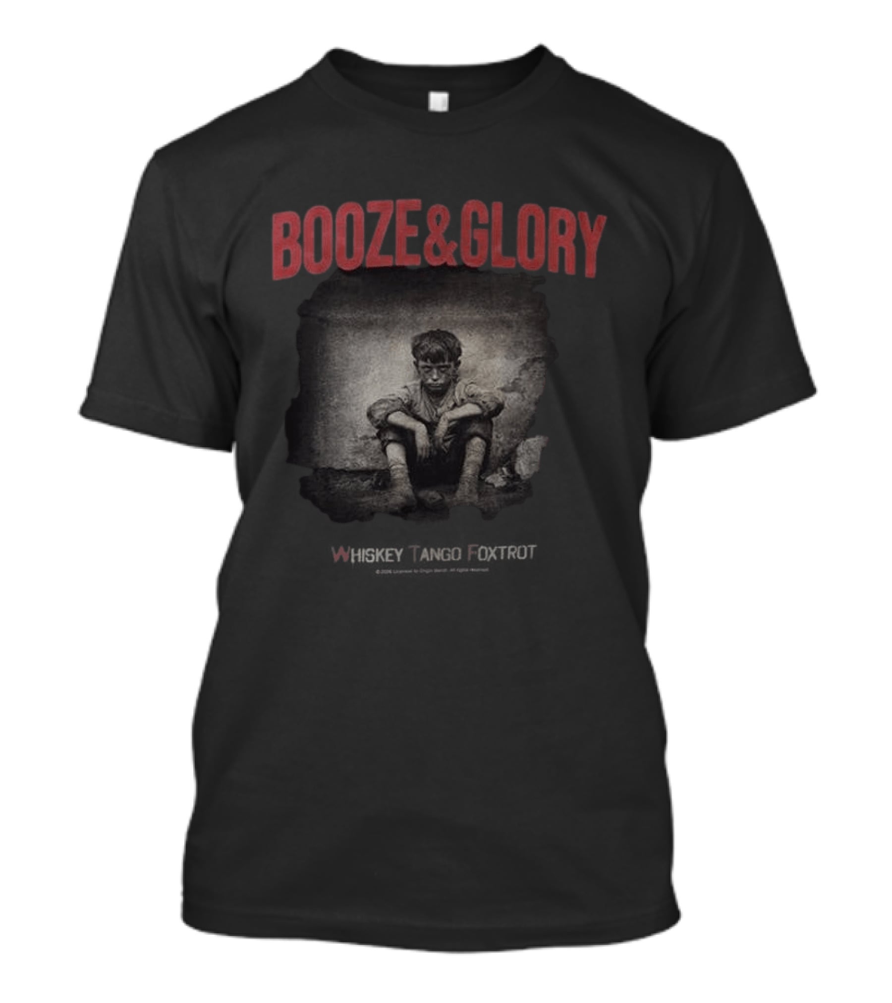 Booze And Glory Whiskey Tango Foxtrot Indonesia Japan Tour 2026 T-Shirt