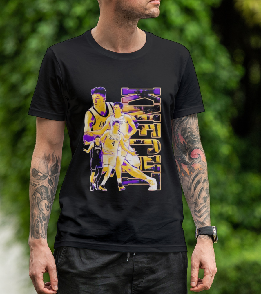 Dalton Knecht Los Angeles Lakers Basketball Lakers 4 T-Shirt