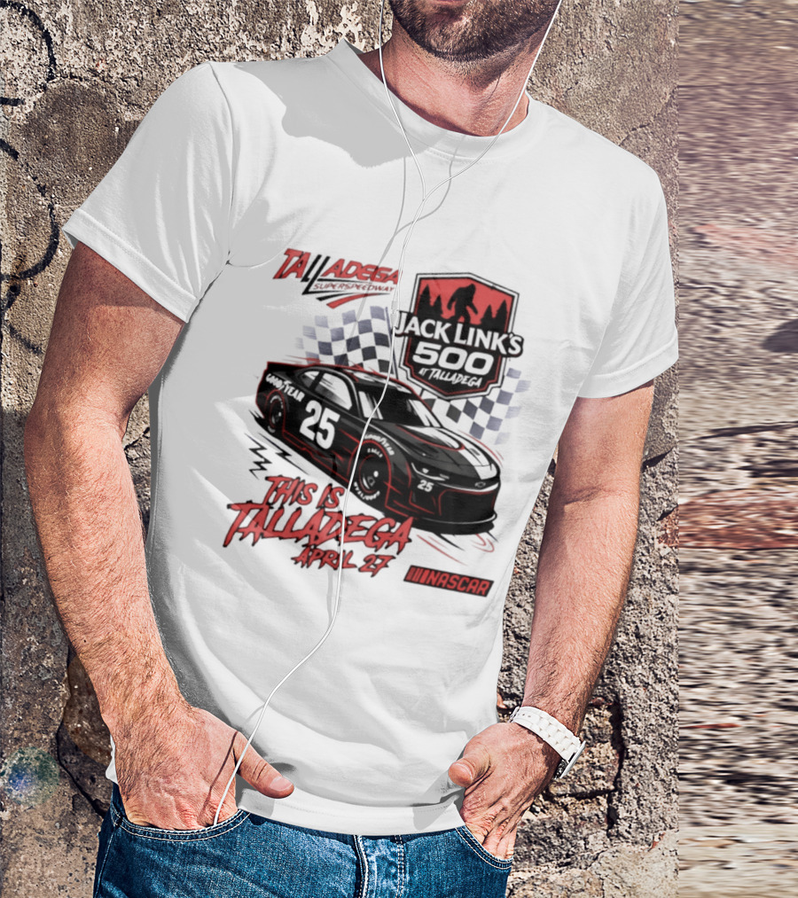 Jack Link's 500 Ghost Car Talladega April 27 NASCAR Racing T-Shirt