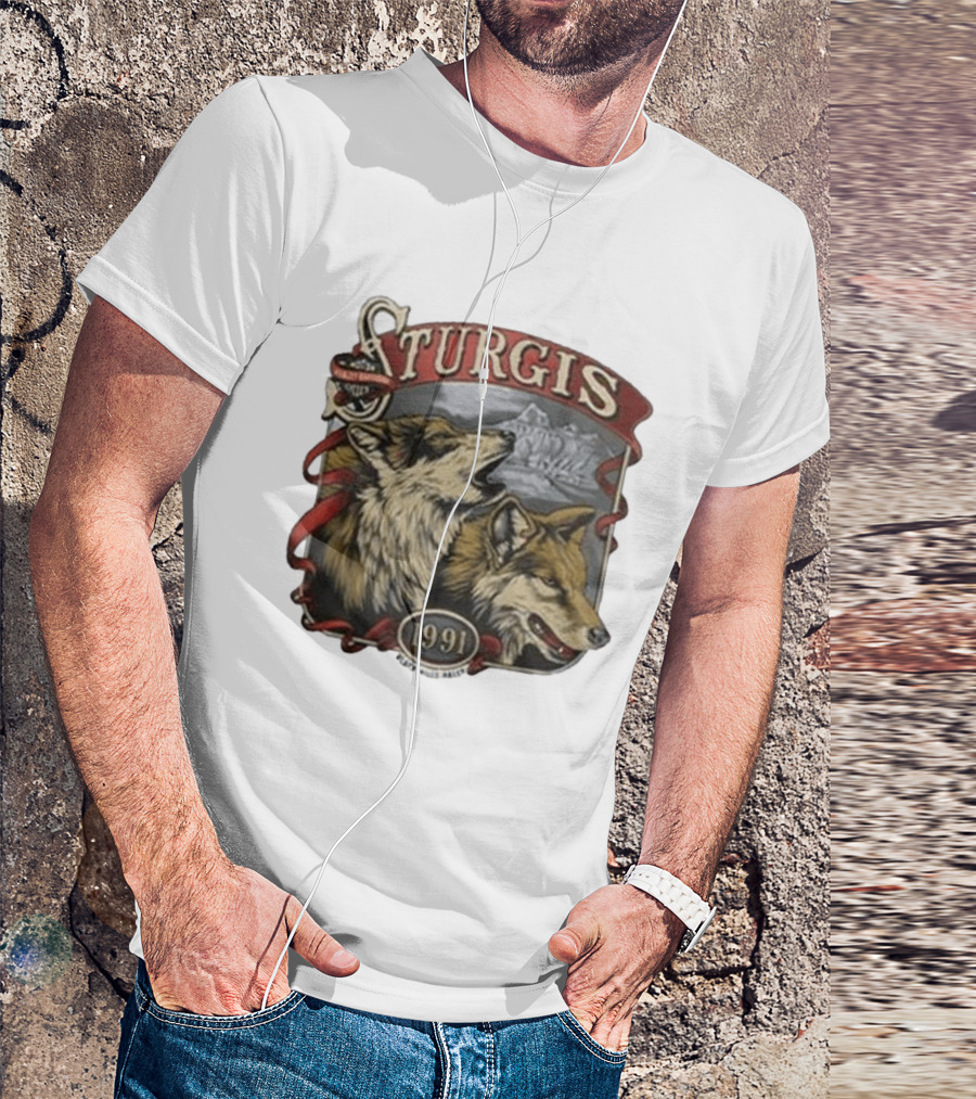Morgan Wallen Harley Davidson Sturgis 1991 Wolf T-Shirt
