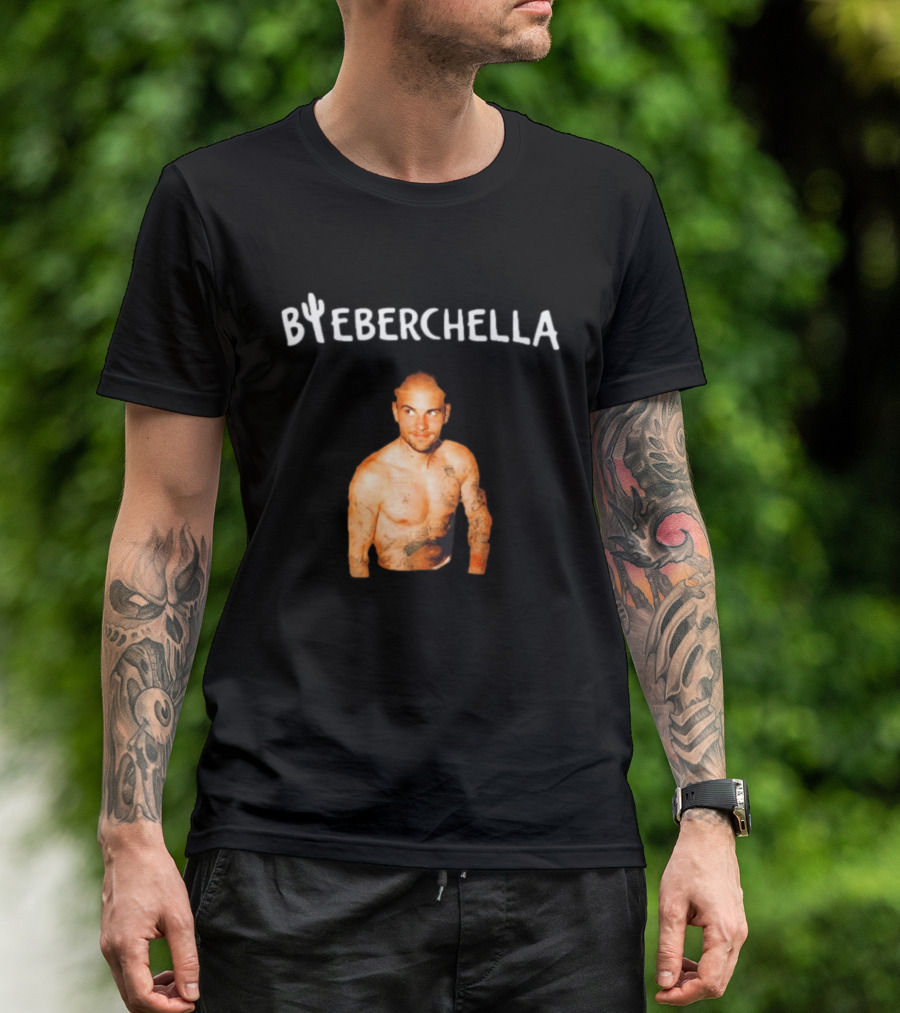 Bieberchella Tattooed Justin Bieber Humor T-Shirt