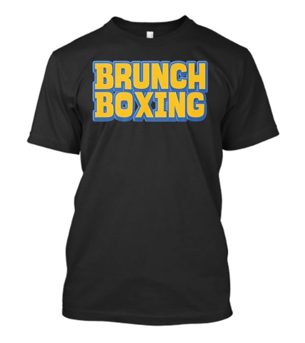 Brunch Boxing Bold Yellow And Blue T-Shirt