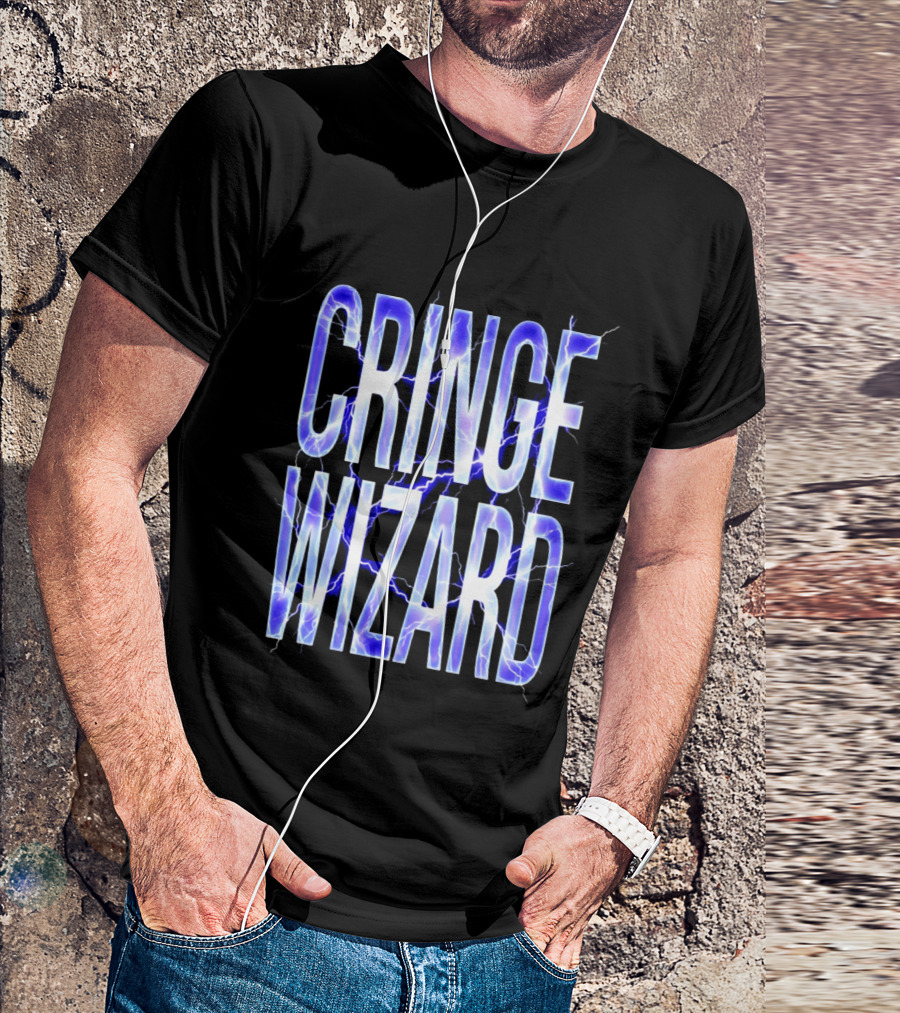 Cringe Wizard Electrified Lightning T-Shirt