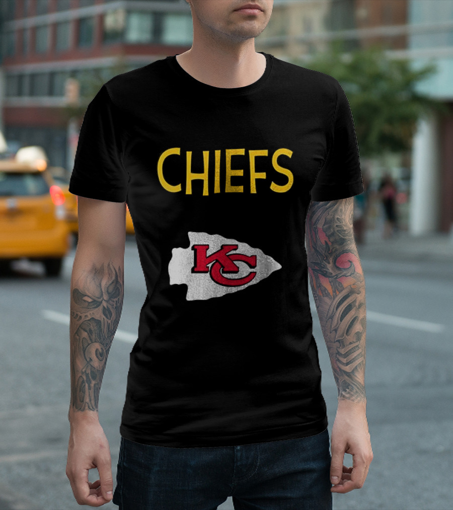 Kansas City Chiefs Peanuts Snoopy Woodstock Go Chiefs Football T-Shirt