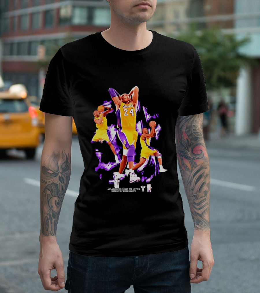 Kobe Bryant Los Angeles Lakers 24 Basketball Legacy Collection T-Shirt