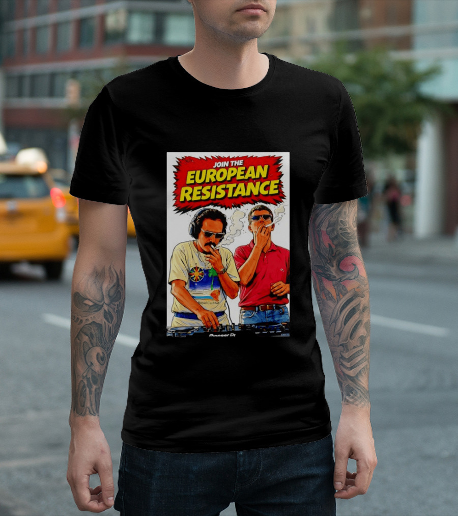 DJ Pioneer Join The European Resistance Grand Theft Auto T-Shirt