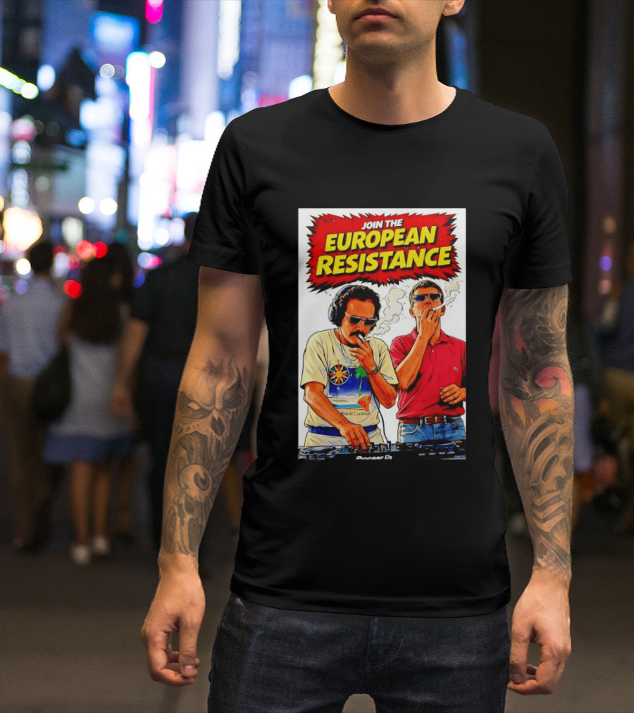 DJ Pioneer Join The European Resistance Grand Theft Auto T-Shirt