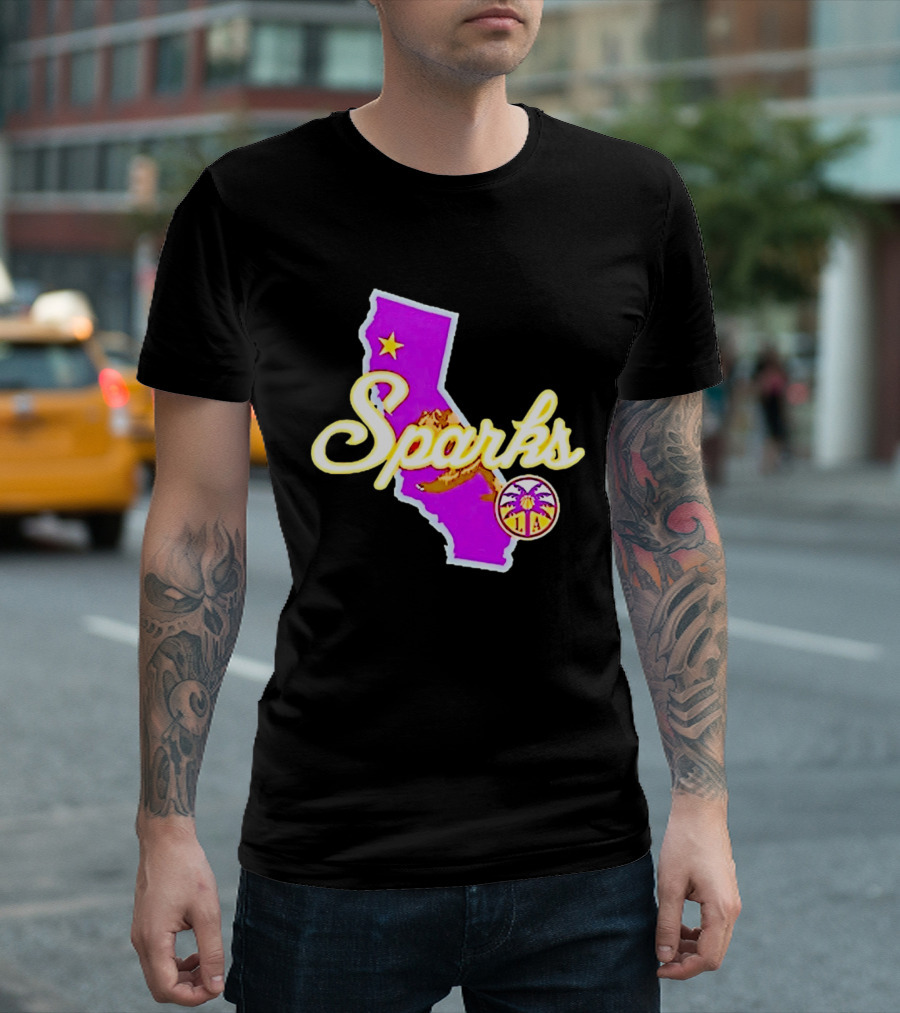 Los Angeles Sparks Hometown 2026 WNBA Draft New Era T-Shirt