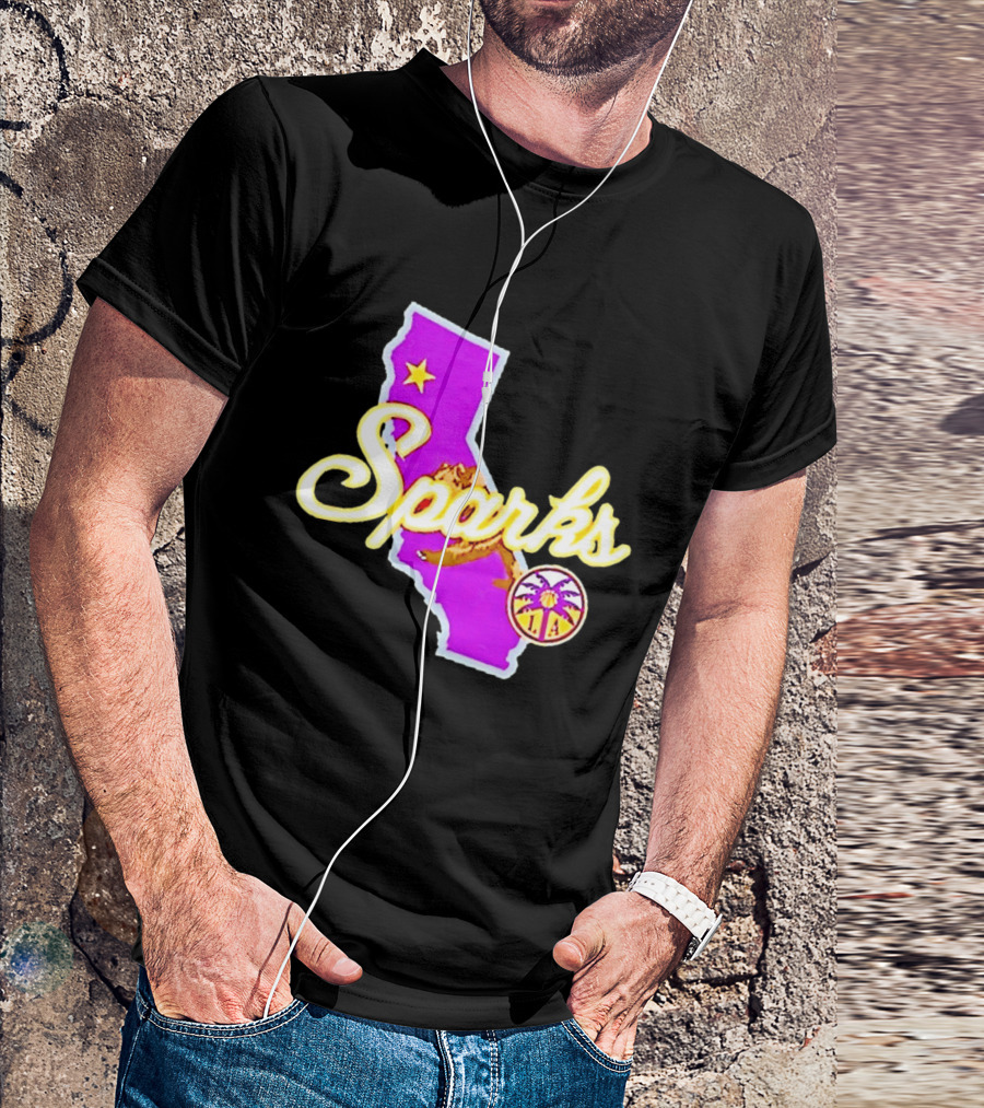 Los Angeles Sparks Hometown 2026 WNBA Draft New Era T-Shirt