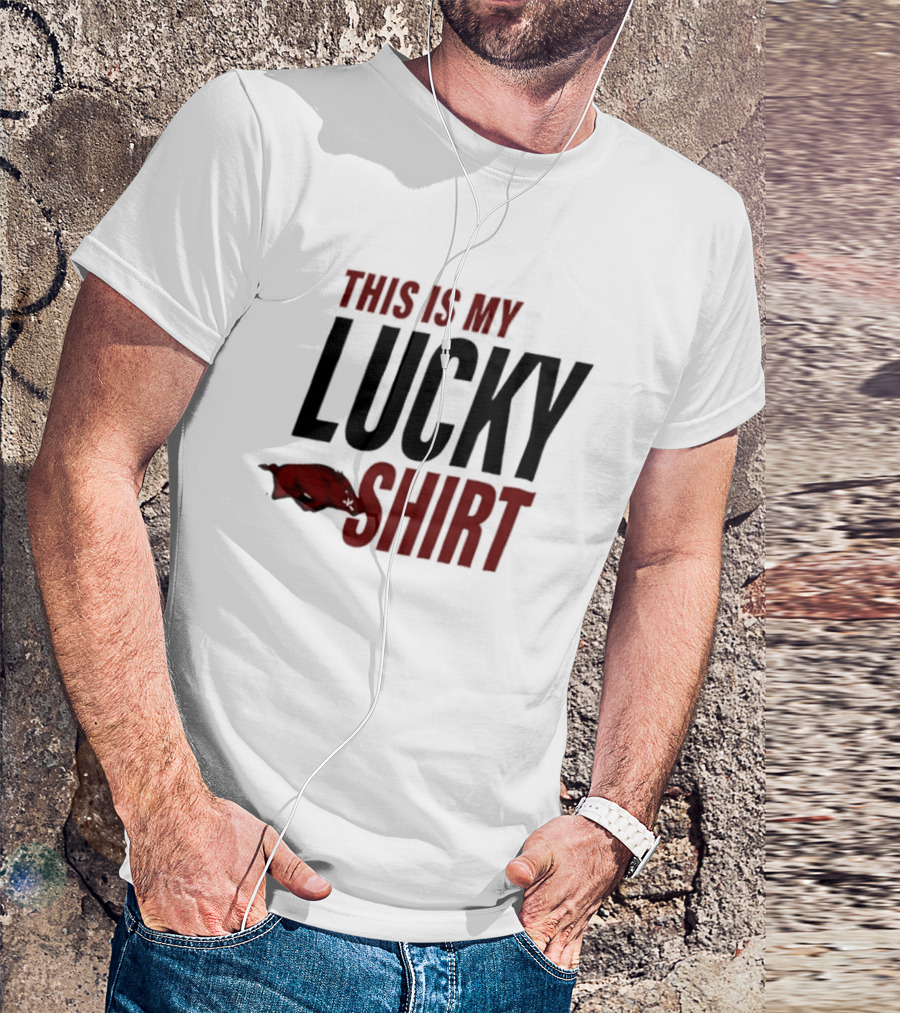 Arkansas Razorbacks This Is My Lucky Hog T-Shirt