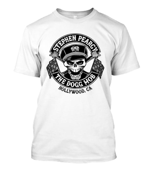 Stephen Pearcy Skull The Dogg Mob Rock Brigade T-Shirt