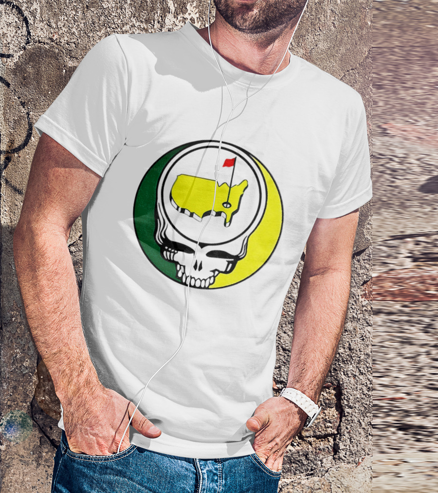 Masters Tournament 2026 Grateful Dead Skull Country Map Flag T-Shirt