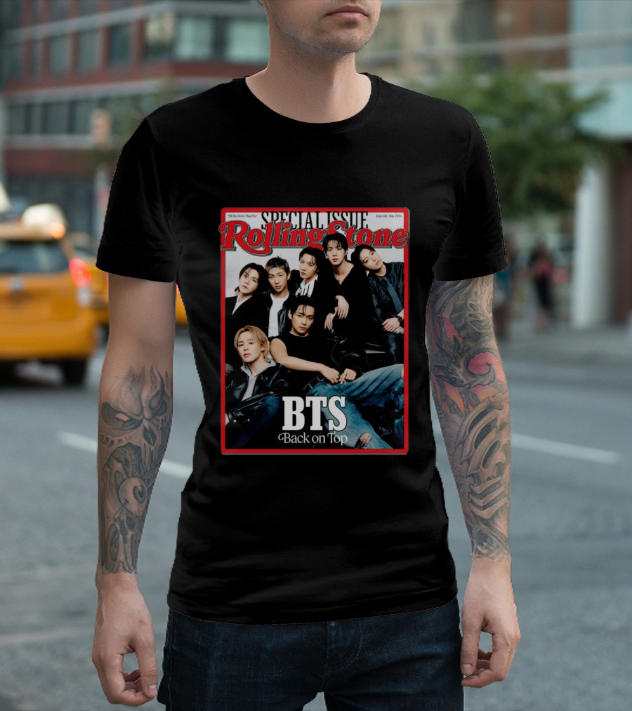 Rolling Stone Special Issue BTS Back On Top T-Shirt