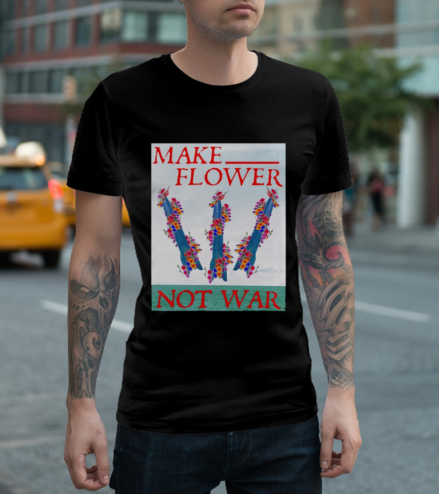 Minuteman III Make Flower Not War T-Shirt