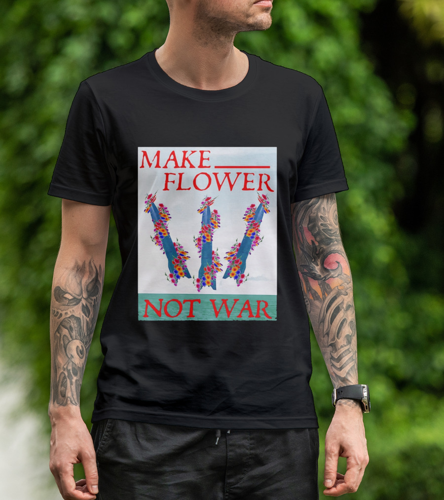 Minuteman III Make Flower Not War T-Shirt