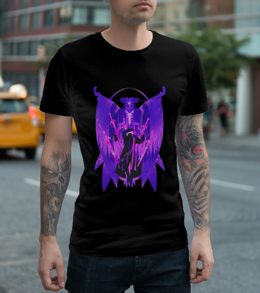 Devil May Cry Vergil Dark Aesthetic Purple Sword T-Shirt