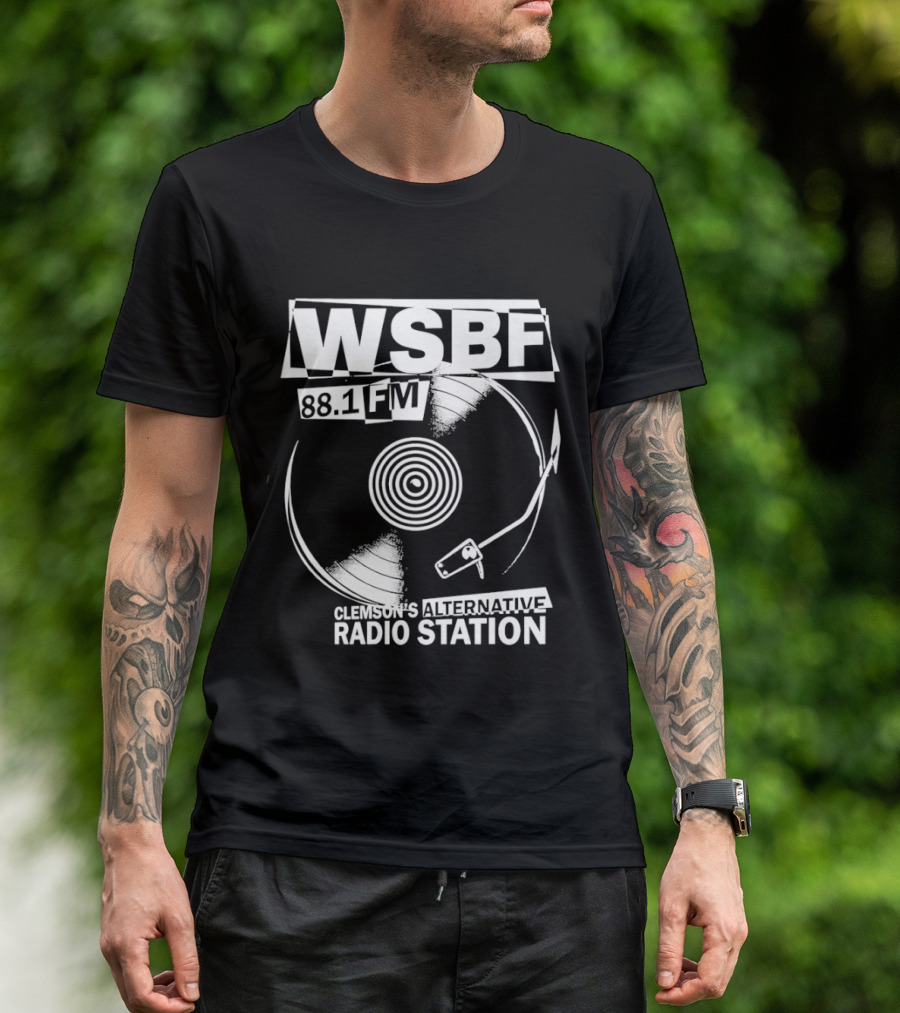 WSBF 88.1 FM Clemson's Alternative Radio Station T-Shirt