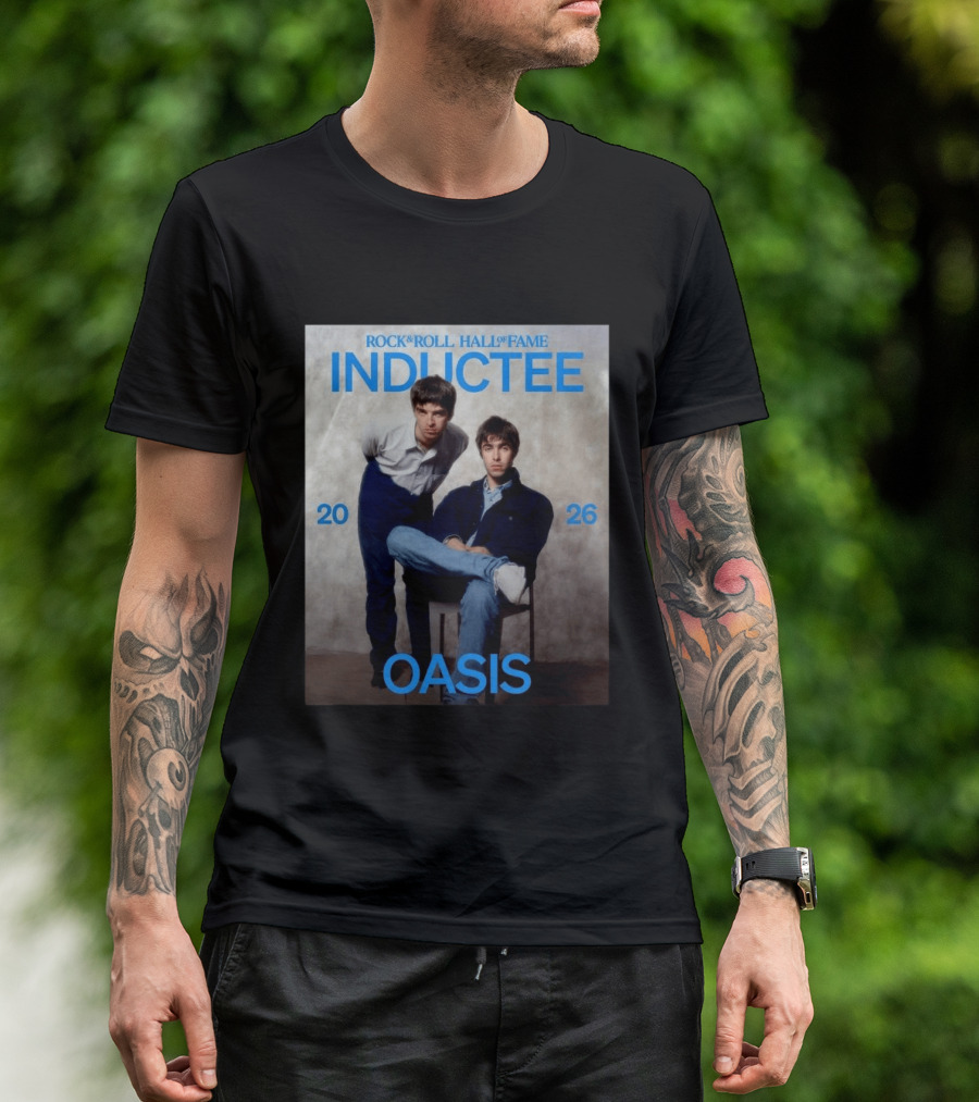 2026 Rock Roll Hall Of Fame Inductee Oasis T-Shirt